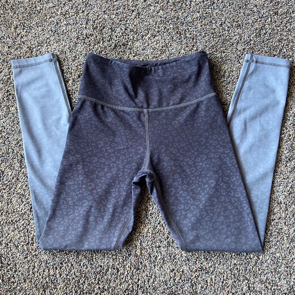 Zyia active grey leopard ombré leggings - Picture 1 of 3